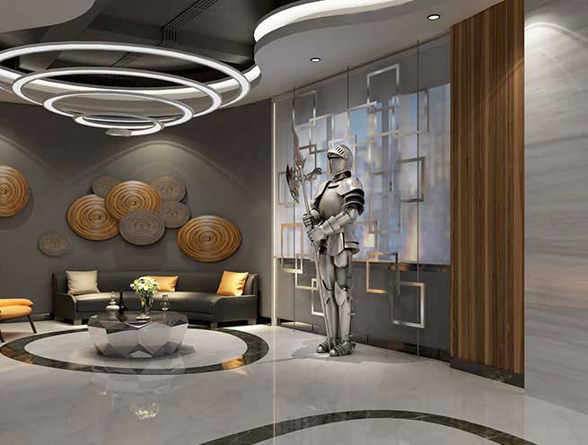 1100平跨境电商公司工业厂房装修 | 公狼网络