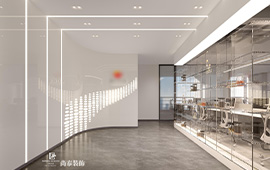 深圳南山智谷写字楼350平米环保节能科技公司办公室装修设计
