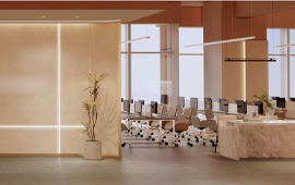 深圳办公室装修设计案例：1200平米家居行业公司