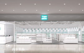 120平米简约时尚商场店铺装修设计案例