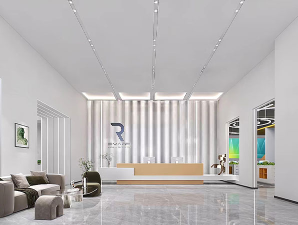 1200平米机器视觉科技公司办公室装修设计案例 | 富瑞姆