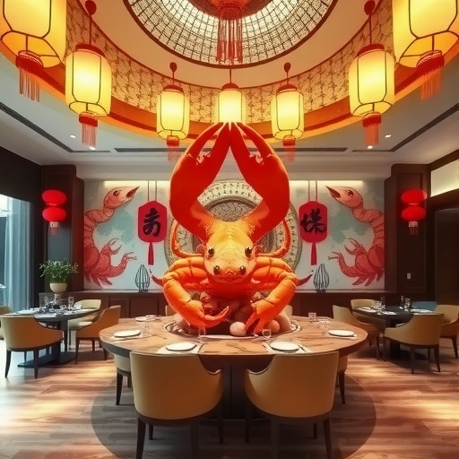 500平米私房菜深圳中餐厅装修实景案例 | 蟹咏虾海(图1)