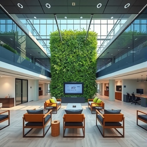 深圳办公室设计效果图-1000平米跨境电商公司 | 云通达信息(图1)