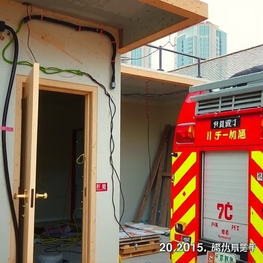 装修现场防火分隔不符合要求，北京怀柔消防依法予以查封