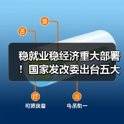 稳就业稳经济重大部署！国家发改委出台五大政策举措（图4）