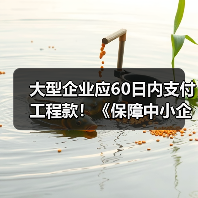 大型企业应60日内支付工程款！《保障中小企业款项支付条例》修订版公布！（图1）