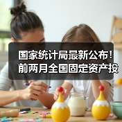 国家统计局最新公布！前两月全国固定资产投资52619亿元！（图1）
