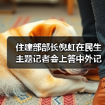 住建部部长倪虹在民生主题记者会上答中外记者问（完整版）（图1）