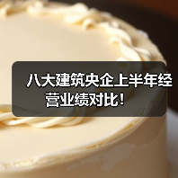 八大建筑央企上半年经营业绩对比！（图1）