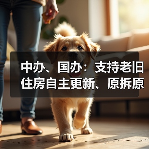 中办、国办:支持老旧住房自主更新、原拆原建(图1) 中办、国办:支持老旧住房自主更新、原拆原建(图1)