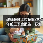 建筑装饰上市企业2025年前三季度报告：行业增速放缓 企业发展分化加剧（图3）