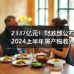 2337亿元！财政部公布2024上半年房产税收入（图1）