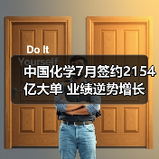 中国化学7月签约2154亿大单 业绩逆势增长(图3) 中国化学7月签约2154亿大单 业绩逆势增长(图3)