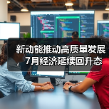 新动能推动高质量发展，7月经济延续回升态势（图3）