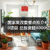 国家发改委重点推介400项目 总投资超8000亿元