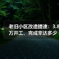 老旧小区改造提速：3.8万开工，完成率达多少？（图3）