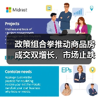 政策组合拳推动商品房成交双增长,市场止跌回稳信号明显(图4) 政策组合拳推动商品房成交双增长,市场止跌回稳信号明显(图4)
