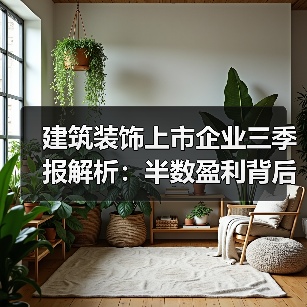 建筑装饰上市企业三季报解析:半数盈利背后真相(图1) 建筑装饰上市企业三季报解析:半数盈利背后真相(图1)