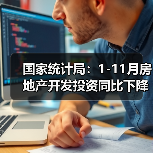 国家统计局：1-11月房地产开发投资同比下降9.4%（图3）